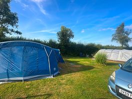 Space between our two tents
