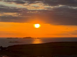 A beautiful sunset from the camp site