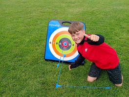 My youngest winner bulls eye
