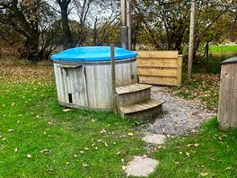 Wood fired hot tub! 😍