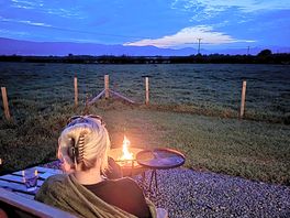 Evenings with the fire pit