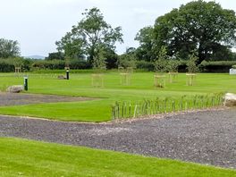 A mixture of grass and hardstanding pitches