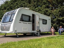 Standard electric hardstanding touring pitch with electric