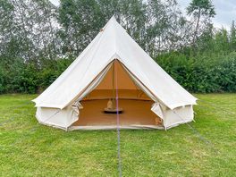 Unfurnished bell tent