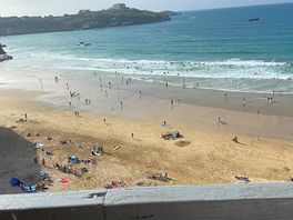 Outlook on beach from restaurants
