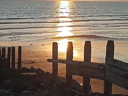 Sunset on the beach