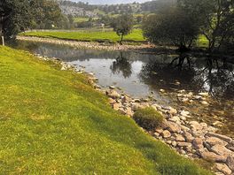 Our dog ronny loved the walk along the river