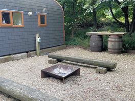 Fire area. don’t forget to bring firewood. as you can see there’s a space for preparing food.
