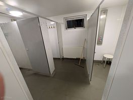 Toilet and shower block