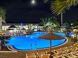 Pool at night