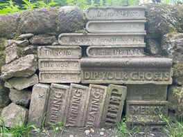 Interesting sculpture on the river walk into youlgrave
