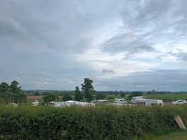 View from our pitch on the middle field