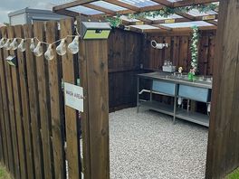 Washing up area