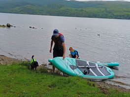 Paddleboarding fun