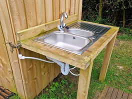Washing up area