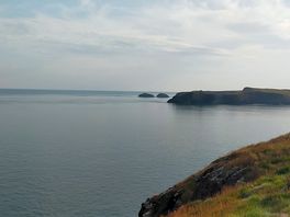 View from pembrokeshire coastal path