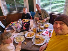 We all loved the food.