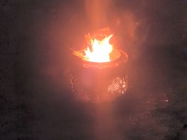 Fire pits are available to hire for a minimal cost