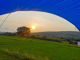 Early morning view from the tent