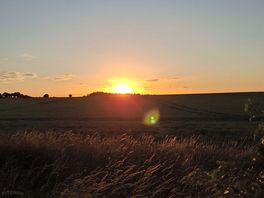 Sunset from site