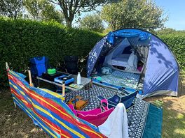 Spacious and reasonably private