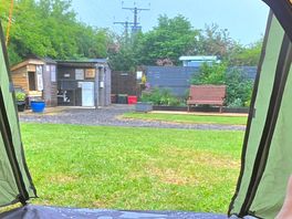 Proximity of my pitch to the toilet/shower area.