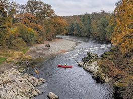 River lune view.
