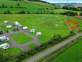 General view over non serviced grass pitches showing Lower Meadow