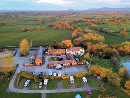 Lovely cafe and caravan bays.