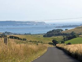 View from the road out!