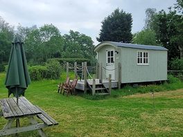 View of the hut from side