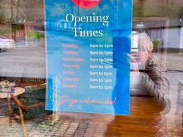 Shop opening times