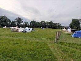 View from the pitch at the top, furthest from the entrance