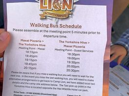 Bus timetable