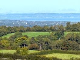 Bristol channel and wales in the distance