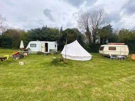 Caravans and bell tent
