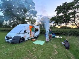 Our little corner! bbq on the go!