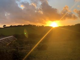 From the yurt doorway