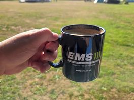 Enjoying a cuppa in the morning
