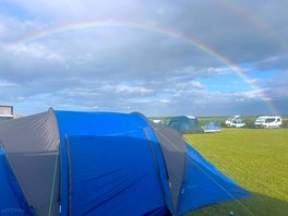 Bit of rain but a beautiful rainbow x
