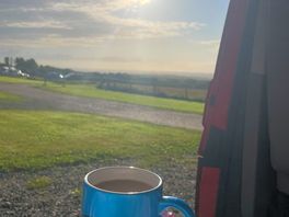 Beautiful view from our pitch