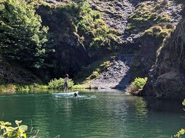 Swimming in the hills