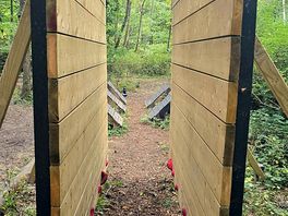 One of my daughters favourite parts of the obstacle course.