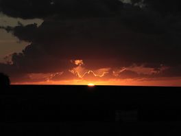 Sunset from high sand creek