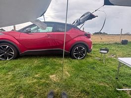 Park at pitch - so handy!