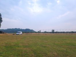 Our van in the field