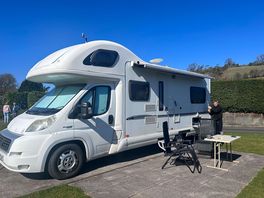 Getting set up for our stay