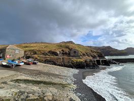 Mullion harbour, 15 minute stroll down the road.