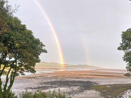 Rainbow, view from site