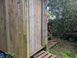 Backup shower